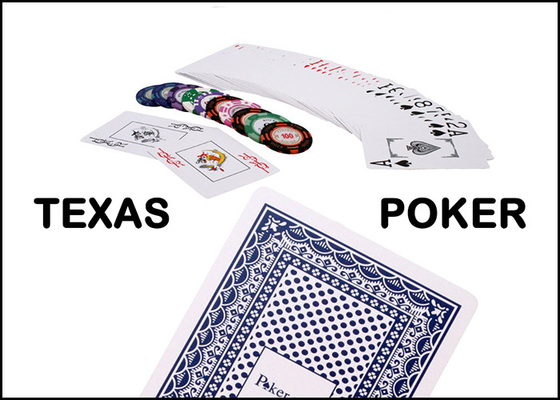 Chiny Plastikowe czerwone / niebieskie oznaczone karty do gry, pokerowa karta do pokera dla klubu pokerowego dostawca