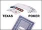 Normalne rozmiary pokera / plastikowe karty do gry Certyfikat ISO 9002 dostawca