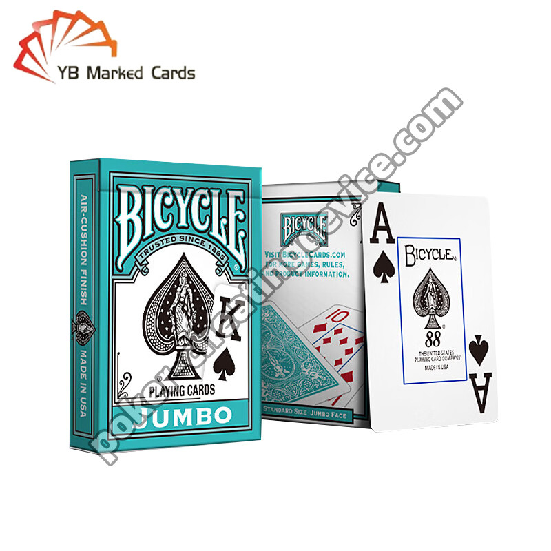 Rowery oznaczone Deck Wielkie znaki Karta Cyan Do oznaczania kart Kontaktowe soczewki