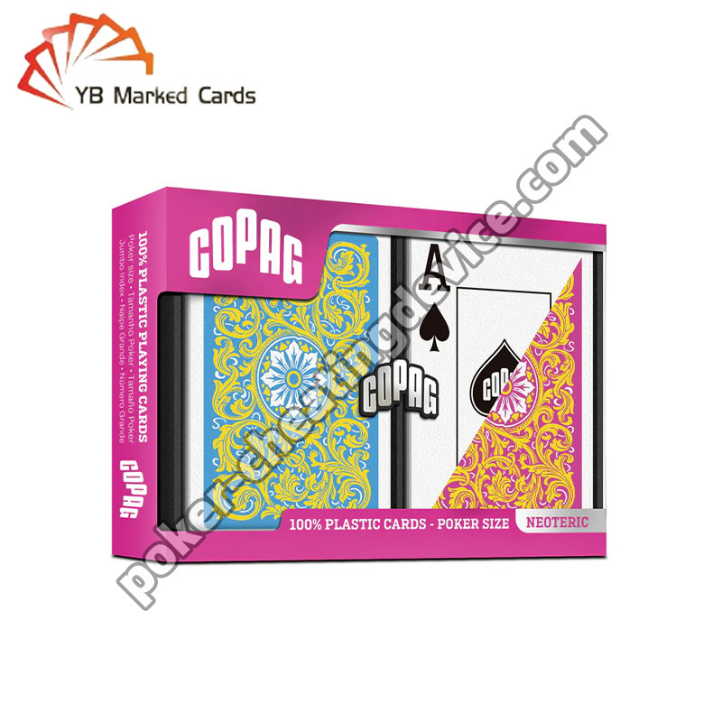 Kopag Invisible Ink Marked Cards Różowy / Żółty Podwójny Zestaw do Okularów Słonecznych