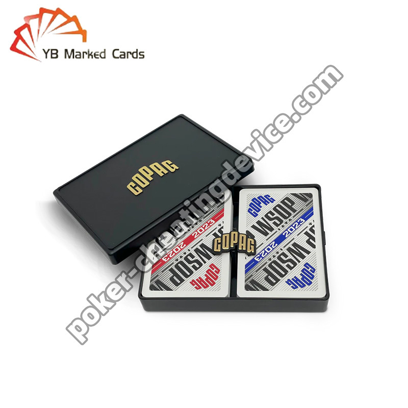 Copag WSOP 2023 Retro Design Uv Marked Karty do gry Niebieski / Czerwony Zestaw