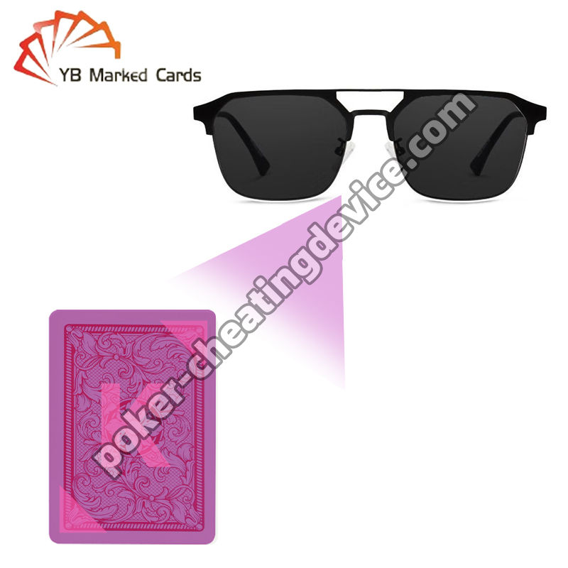 Okulary do oszukiwania w pokerze z natychmiastowym wykrywaniem, niewykrywalny design dla wszystkich kart znakowanych podczerwienią