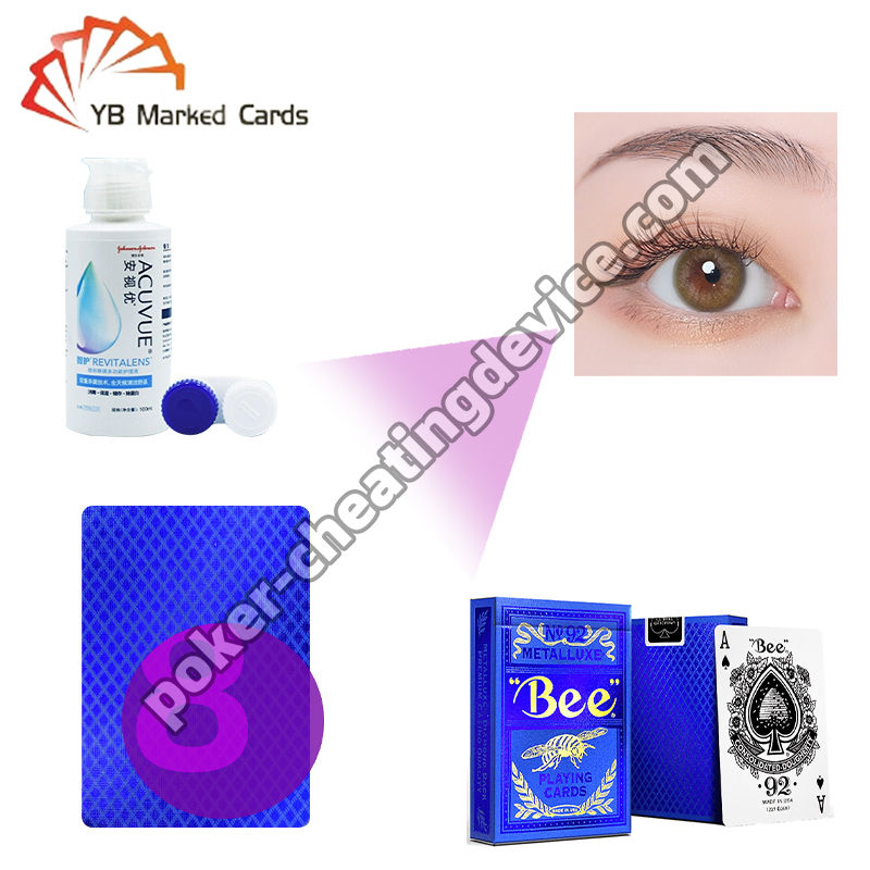 Zaawansowane soczewki kontaktowe na podczerwień o zawartości wody ≥ 50% i średnicy źrenicy 4-12mm do sztuczek pokerowych