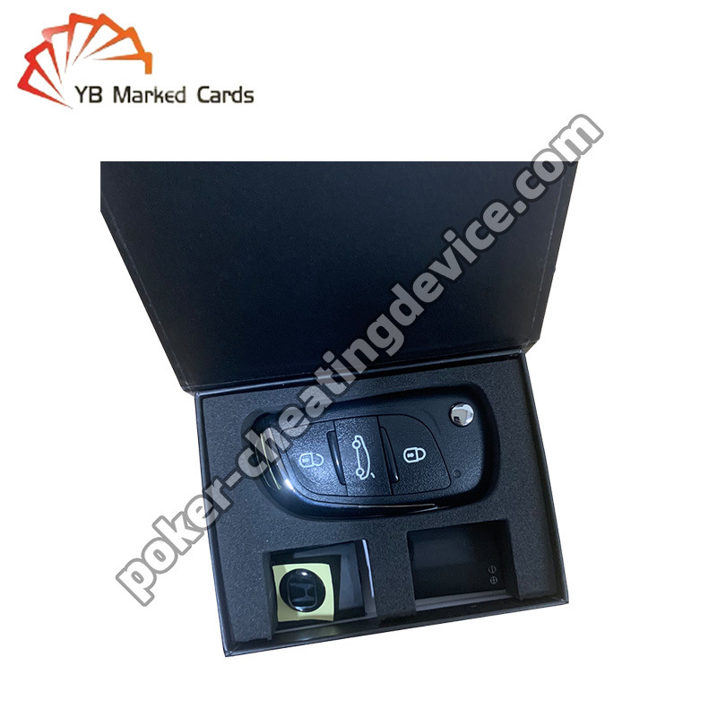 Car Key Poker Cheating Camera For Barcode Marked Decks (Mercury Switch)