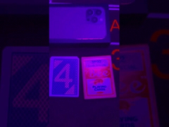 Copag 1546 100% Plastic Profesjonal Infrared Cheat Cards Blue / Red Deck Set