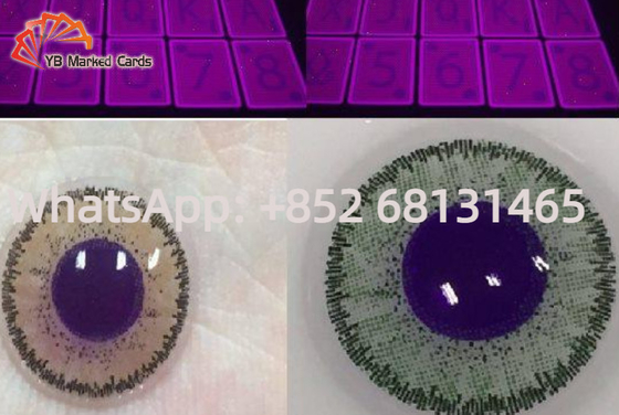 Karty do gry w hazard Soczewki 5mm Magiczne soczewki kontaktowe 8mm Materiał Chorg