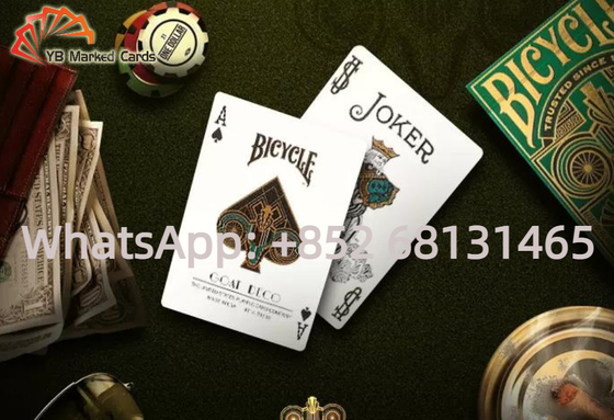 Poker Rowerowy Koza Deco Oszukujące Karty do Gry Zielony Niewidoczny Atrament