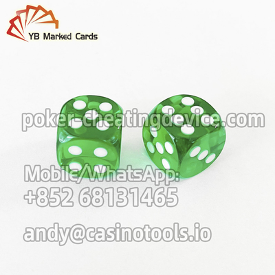 Magic Professional 6 stron 16mm plastikowe kości do sprzętu do oszukiwania w pokerze