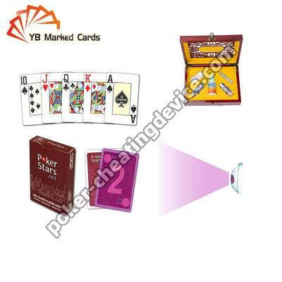 Copag Pokerstars Niewidzialne karty oznaczone atramentem do podczerwonych soczewek kontaktowych