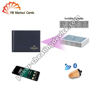 Bifold Wallet Poker Cheating Camera z odległością skanowania 20-40 cm