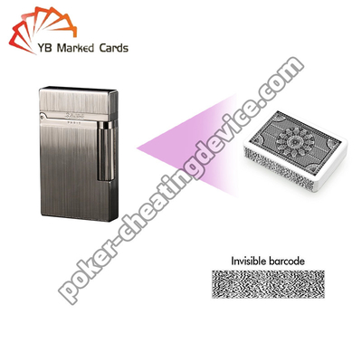 Poker Scanner Lighter Spy Camera dla kart z kodem kreskowym