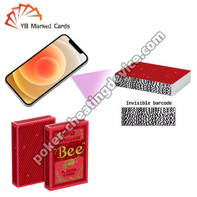 Bee Casino Barcode Marking Karty do gry dla urządzenia analizatora pokera