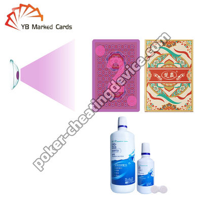 Infraczerwone soczewki kontaktowe do wykrywania oznaczonych talii