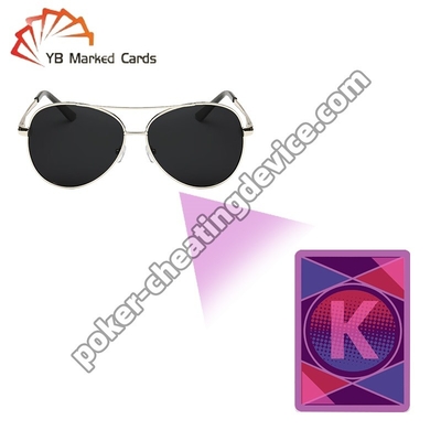 Infraczerwone okulary z oznaczeniami kartami, niewidzialny atrament, okulary pokerowe do oszukiwania