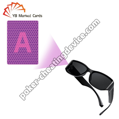 Niewidzialne okulary z atramentu Poker Cheating Tool For Texas Hold'Em Omaha