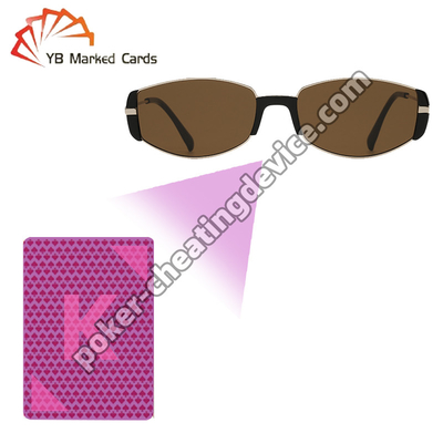 Znakomite karty pokerowe okulary niewidzialny atrament okulary do oszukiwania w pokera