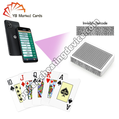 Copag Texas Hold'Em 100% Plastikowy analizator pokera Karty oznaczone Czarny pojedynczy talii