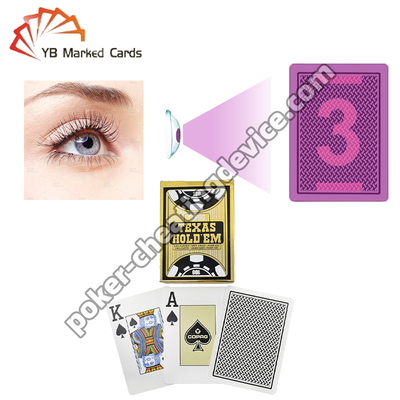 Copag Texas Hold'em Tajne znakowane karty pokerowe pojedynczy talii czarny