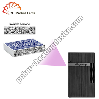 Lżejsza ukryta kamera do oszukiwania w pokera do kart oznaczonych kodem kreskowym