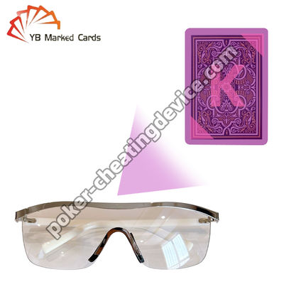 Okulary do wykrywania kart oznaczonych, wykrywające karty oznaczone w podczerwieni