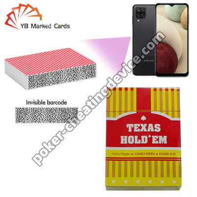 Texas Hold 'em Barcode Marked Decks For Poker Analyzer System