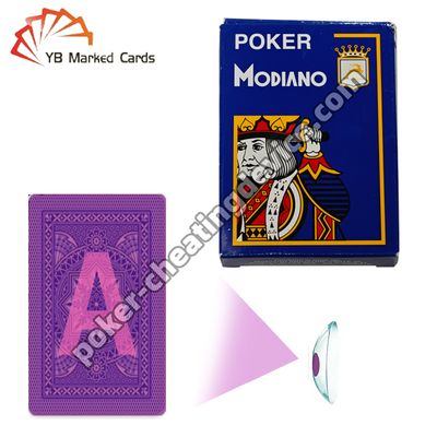 Modiano Marked Poker Playing Cards With Infrared Invisible Ink Technology