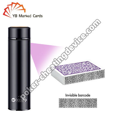 Skaner kart podstępnych z butelką wodną do pokera