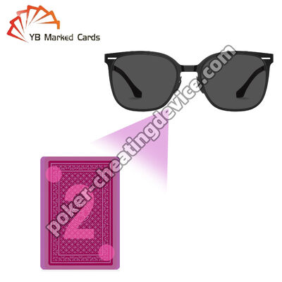 Karty oznaczone Okulary przeciwsłoneczne do grać w karty z niewidzialnym atramentem