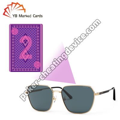 Infraczerwone karty oznaczone Okulary przeciwsłoneczne do oznaczonych kart pokerowych