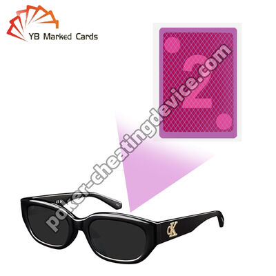 Okulary z tuszem UV do niewidocznych kart do gry w pokera