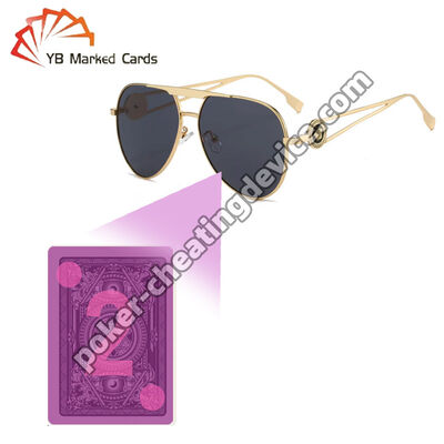 Okulary do gry w pokera z perspektywą UV dla kart oznaczonych podczerwoną