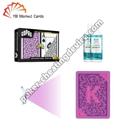 Profesjonalne soczewki kontaktowe do pokera do kart znakowanych świetlistym tuszem