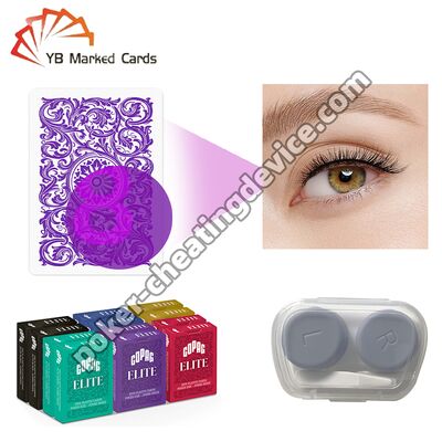 Karty oznakowane soczewki kontaktowe do kart oznakowanych atramentem niewidzialnym