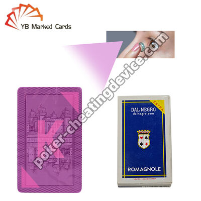 Talia kart do gry Dal Negro oznaczona w podczerwieni do oszustw hazardowych