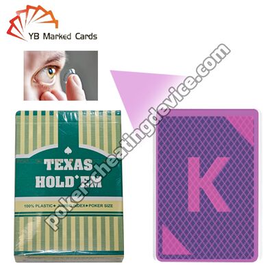 Karty do pokera Texas Hold'em oznaczone w podczerwieni do oszukiwania