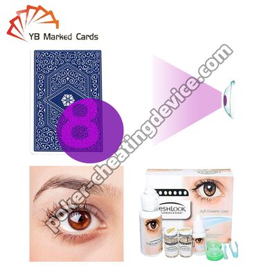 Profesjonalne soczewki kontaktowe IR do czytania kart do pokera Omaha z ukrytymi oznaczeniami