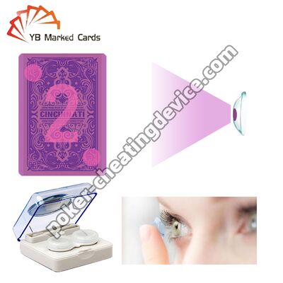 Marking Cards Kontaktlinsen Zum Durchschauen von Pokerkarten