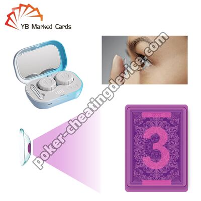 Zaawansowane soczewki kontaktowe do oszukiwania dla kart ze znakami świetlnymi